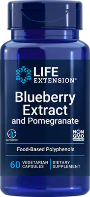 Life Extension Blueberry Extract with Pomegranate (Экстракт черники и граната) 60 капсул