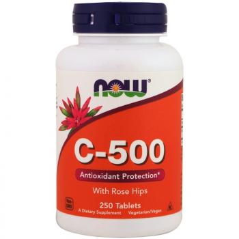 NOW Vitamin C-500 250 таблеток
