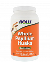 NOW Whole Psyllium Husks (Цельная оболочка семян подорожника) 680 гр