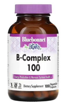 Bluebonnet Nutrition B-Complex 100 (Комплекс витаминов группы B) 100 вег капсул