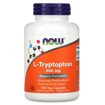 NOW L-Tryptophan (L-Триптофан) 500 мг 120 капсул