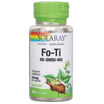 дубль Solaray Fo-Ti He-Shou-Wu (горец многоцветковый) 610 мг 100 вегетарианских капсул
