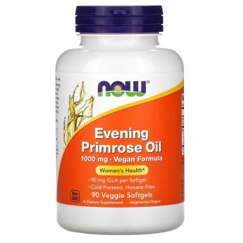 NOW Evening Primrose Oil (Масло примулы вечерней) 1000 мг 90 капсул