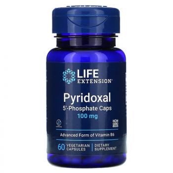 Life Extension Pyridoxal 5'-Phosphate Caps (пиридоксаль 5'-фосфат) 100 мг 60 капсул