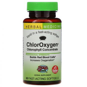 Herbs Etc. ChlorOxygen (концентрат хлорофилла) 60 капсул