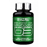 Scitec Nutrition Vitamin D-3  250 капсул