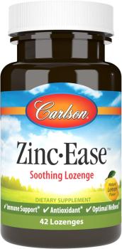 Carlson Zinc-Ease (Цинк) лимон 42 леденца