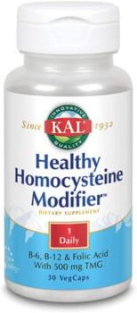 KAL Healthy Homocysteine Modifier (поддержка здорового уровня гомоцистеина) 30 капсул