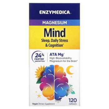Enzymedica Magnesium Mind (Магний для умственной деятельности) 120 капсул