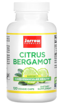Jarrow Formulas Citrus Bergamot (Цитрусовый бергамот) 120 вег капсул
