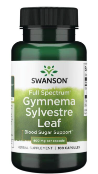 Swanson Full Spectrum Gymnema Sylvestre Leaf (Джимнема Сильвестр Лист) 400 мг 100 капсул