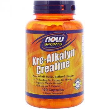 NOW Kre-Alkalyn Creatine (креалкалин креатин) 120 капсул