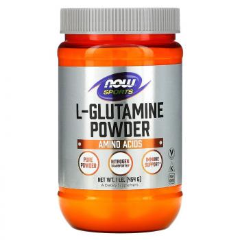 Now Foods Sports L-Glutamine Powder (L-глютамин) 454 г