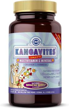 Solgar Kangavites Children's Multivitamin & Minerals (Мультивитамины и минералы для детей) 120 жевательных таблеток