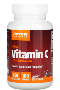 Jarrow Formulas Vitamin C + Citrus Bioflavanoids (Буферизованный витамин С + цитрусовые биофлавоноиды) 750 мг 100 таблеток срок годности 06/2023