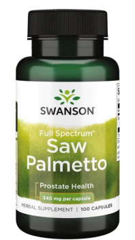 Swanson Full Spectrum Saw Palmetto (сереноа пальметто полный спектр) 540 мг 100 капсул