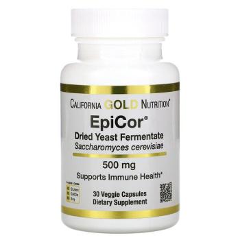 California Gold Nutrition EpiCor сухой дрожжевой ферментат 500 мг 30 капсул