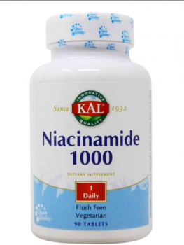 KAL Niacinamide (Ниацинамид) 1000 мг 90 таблеток