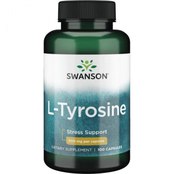 Swanson L-Tyrosine (L-тирозин) 500 мг 100 капсул