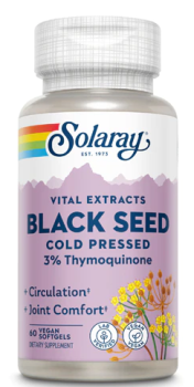 Solaray Black Seed (Черный тмин 3% тимохинон) 60 вег мягких капсул