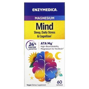 Enzymedica Magnesium Mind (Магний для умственной деятельности) 60 капсул