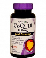 Natrol CoQ-10 100 мг Fast Dissolve 30 таблеток