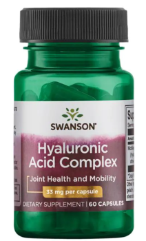 Swanson Hyaluronic Acid Complex (комплекс гиалуроновой кислоты) 33 мг 60 капсул