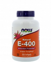 NOW Natural E-400 250 капсул