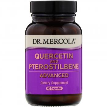 Dr. Mercola Quercetin and Pterostilbene Advanced (Улучшенный Кверцетин и птеростильбен) 60 капсул