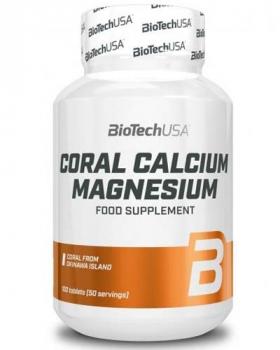 BioTech Coral Calcium + Magnesium (Коралловый кальций + магний) 100 таблеток