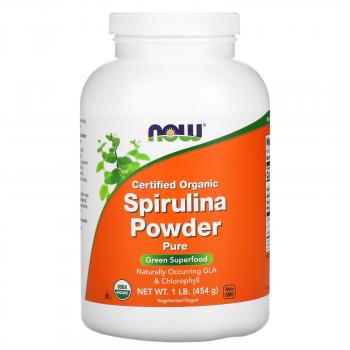 NOW Spirulina Powder (Спирулина порошок) 454 гр