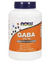 NOW GABA 500 мг 200 капсул