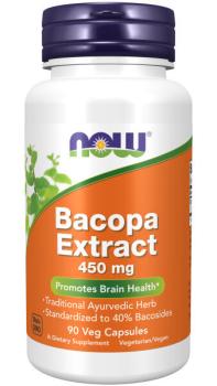 NOW Bacopa extract (экстракт Бакопы) 450 мг 90 капсул