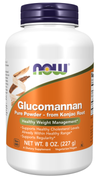 NOW Glucomannan Pure Powder (Глюкоманнан чистый порошок) 227 г