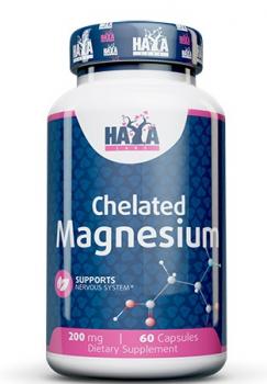 Haya Labs Chelated Magnesium (Хелатированный Магний) 200 мг 60 капсул