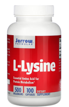 Jarrow Formulas L-Lysine (L-лизин) 500 мг 100 капсул