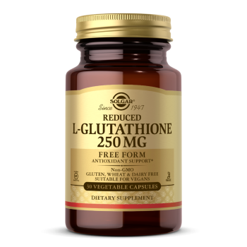 Solgar L-Glutathione (L-глутатион) 250 мг 30 капсул.