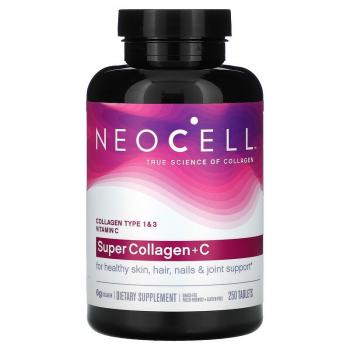 Neocell Super Collagen + C (Коллаген тип 1 и 3 с витамином С) 250 таблеток