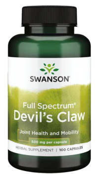 Swanson Full Spectrum Devil's Claw (Коготь дьявола полного спектра) 500 мг 100 капсул