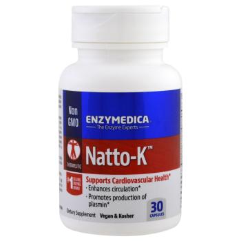 Enzymedica Natto-K (смесь ферментов с наттокиназой) 30 капсул