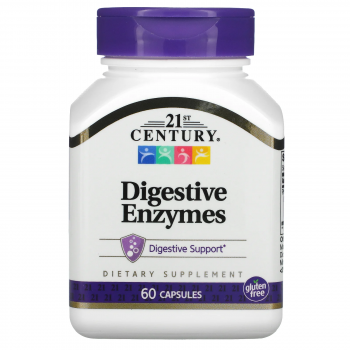 21st Century Digestive Enzymes (Пищеварительные Ферменты) 60 капсул