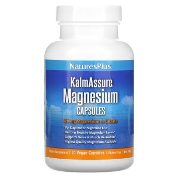 NaturesPlus KalmAssure Magnesium (магний) 140 мг 90 веганских капсул