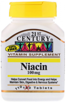 21st Century Niacin (Ниацин) 100 мг 110 таблеток