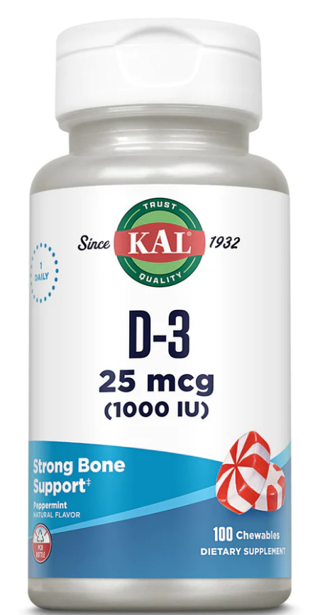 KAL D-3 1000 IU (Витамин D-3) .png