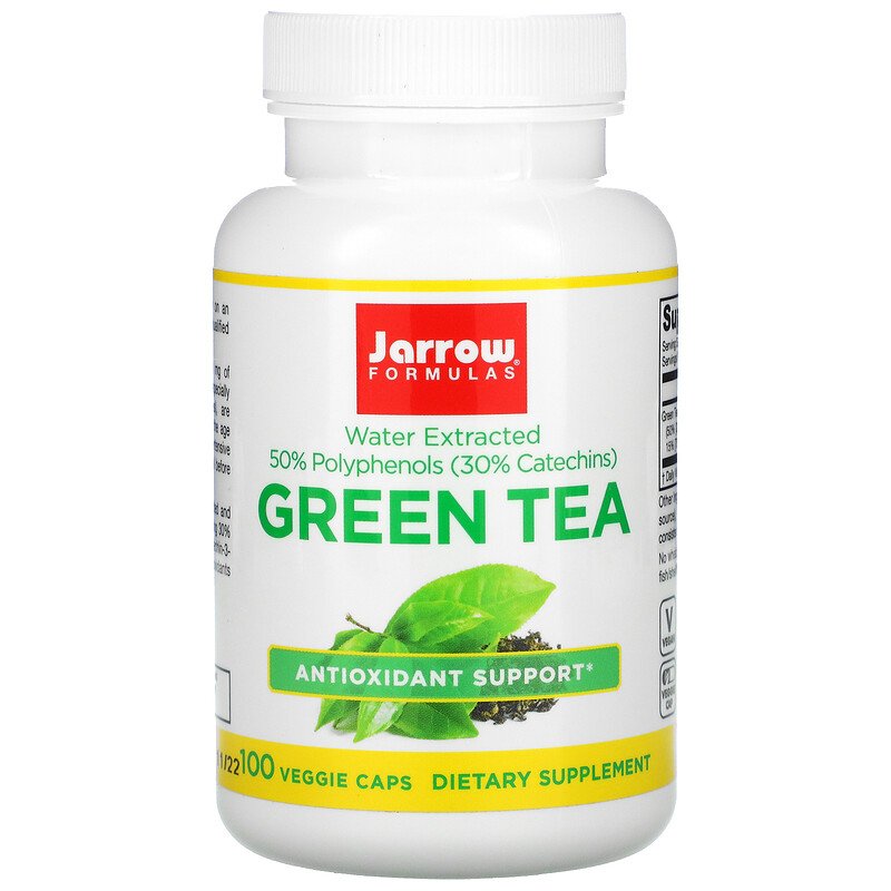 Jarrow Formulas Green Tea (зеленый чай) 500 мг 100 капсул .jpeg