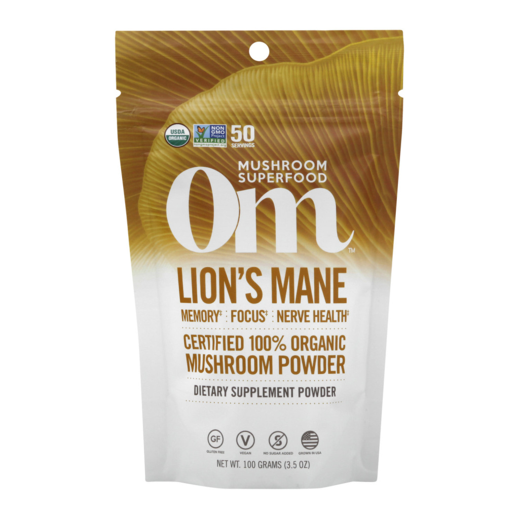 Lion’s Mane Certified 100% Organic Mushroom Powder от Om Mushrooms.jpeg
