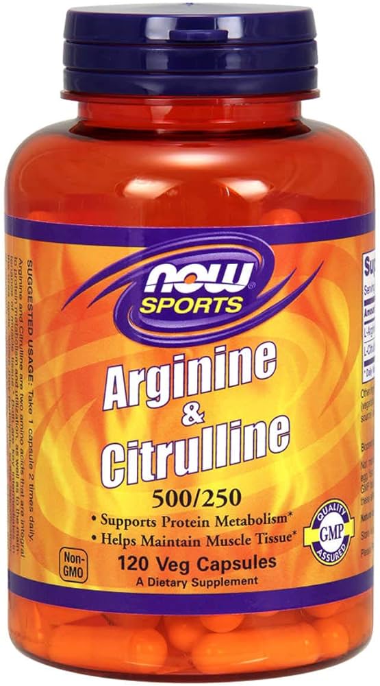 Arginine & Citrulline 500:250 от NOW.jpg