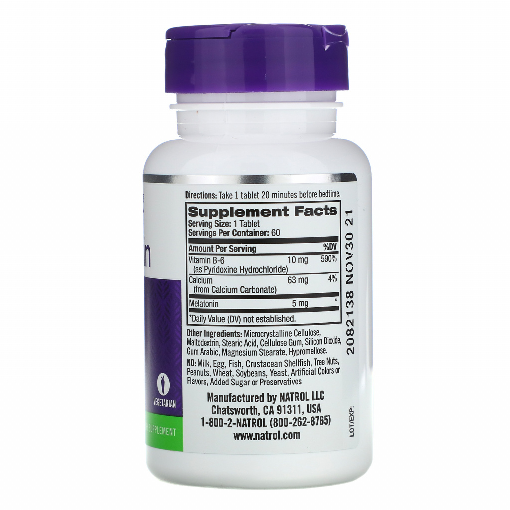 Natrol Melatonin (Мелатонин) 5 мг 60 таблеток.jpg