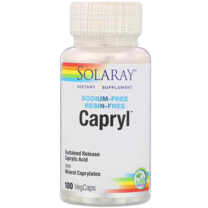 Solaray Capryl (Каприловая кислота) 100 капсул .jpg