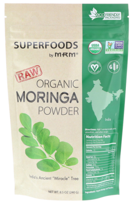 MRM Organic Moringa Powder (Органический порошок из моринги) 240 г